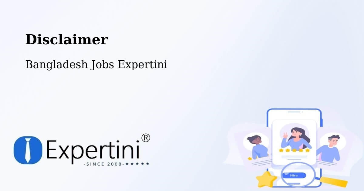 Disclaimer – Pālang - Bangladesh Jobs Expertini