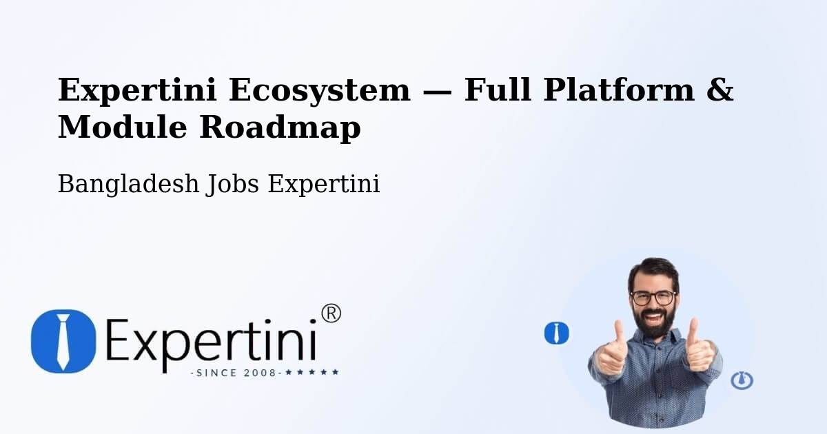 Expertini Ecosystem — Full Platform & Module Roadmap – Pālang